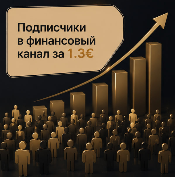 4 306 подписчиков по 1,3–1,5 €: как продвигали финансовый Telegram-канал через Telegram Ads